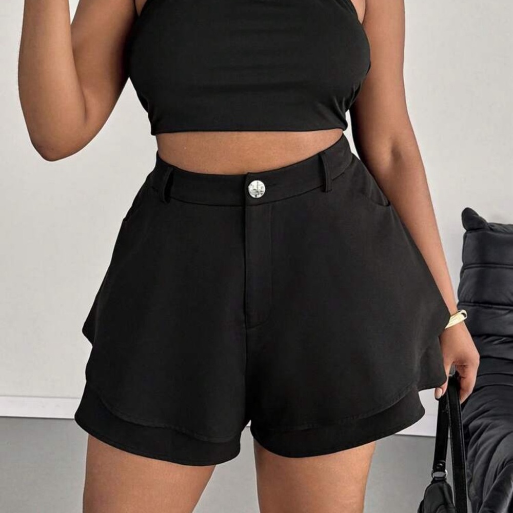 Black Mini Skort